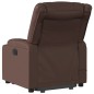 vidaXL Massagesessel mit Aufstehhilfe Braun Kunstleder vidaXL Massagesessel mit Aufstehhilfe Braun Kunstleder