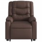 vidaXL Massagesessel mit Aufstehhilfe Braun Kunstleder vidaXL Massagesessel mit Aufstehhilfe Braun Kunstleder