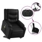 vidaXL Massagesessel mit Aufstehhilfe Schwarz Kunstleder vidaXL Massagesessel mit Aufstehhilfe Schwarz Kunstleder