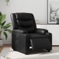 vidaXL Relaxsessel Elektrisch Schwarz Kunstleder
