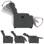 vidaXL Relaxsessel mit Aufstehhilfe Dunkelgrau Stoff vidaXL Relaxsessel mit Aufstehhilfe Dunkelgrau Stoff