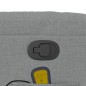 vidaXL Massagesessel mit Aufstehhilfe Hellgrau Stoff vidaXL Massagesessel mit Aufstehhilfe Hellgrau Stoff