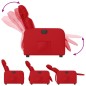 vidaXL Relaxsessel Elektrisch Rot Kunstleder vidaXL Relaxsessel Elektrisch Rot Kunstleder