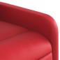 vidaXL Relaxsessel Elektrisch Rot Kunstleder vidaXL Relaxsessel Elektrisch Rot Kunstleder