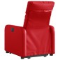 vidaXL Relaxsessel mit Aufstehhilfe Rot Kunstleder vidaXL Relaxsessel mit Aufstehhilfe Rot Kunstleder