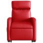 vidaXL Relaxsessel mit Aufstehhilfe Rot Kunstleder vidaXL Relaxsessel mit Aufstehhilfe Rot Kunstleder