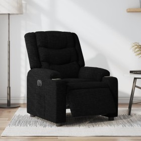 vidaXL Relaxsessel Elektrisch Schwarz Stoff