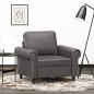 vidaXL Sessel Grau 60 cm Kunstleder vidaXL Sessel Grau 60 cm Kunstleder