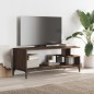 vidaXL TV-Schrank Braun Eichen-Optik 102x40x41 cm Holzwerkstoff Stahl vidaXL TV-Schrank Braun Eichen-Optik 102x40x41 cm Holzwerkstoff Stahl