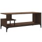 vidaXL TV-Schrank Braun Eichen-Optik 102x40x41 cm Holzwerkstoff Stahl vidaXL TV-Schrank Braun Eichen-Optik 102x40x41 cm Holzwerkstoff Stahl