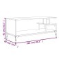 vidaXL TV-Schrank Braun Eichen-Optik 102x40x41 cm Holzwerkstoff Stahl vidaXL TV-Schrank Braun Eichen-Optik 102x40x41 cm Holzwerkstoff Stahl