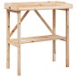 vidaXL Pflanztisch mit Ablage 78x38x82,5 cm Massivholz Tanne vidaXL Pflanztisch mit Ablage 78x38x82,5 cm Massivholz Tanne