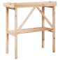 vidaXL Pflanztisch mit Ablage 78x38x82,5 cm Massivholz Tanne vidaXL Pflanztisch mit Ablage 78x38x82,5 cm Massivholz Tanne