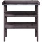 vidaXL Pflanztisch mit Ablagen Grau 78x38x82,5 cm Massivholz Tanne vidaXL Pflanztisch mit Ablagen Grau 78x38x82,5 cm Massivholz Tanne