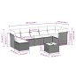 vidaXL 8-tlg. Garten-Sofagarnitur mit Kissen Beige Poly Rattan vidaXL 8-tlg. Garten-Sofagarnitur mit Kissen Beige Poly Rattan