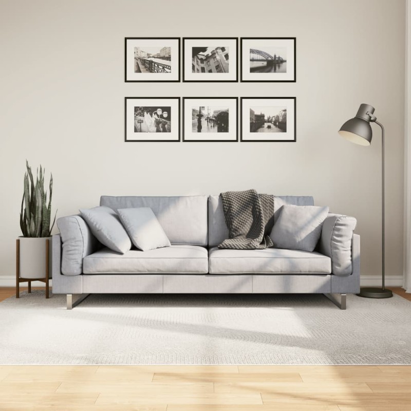 vidaXL Teppich IZA Kurzflor Skandinavischer Look Creme 160x230 cm vidaXL Teppich IZA Kurzflor Skandinavischer Look Creme 160x230 cm