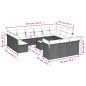 vidaXL 14-tlg. Garten-Sofagarnitur mit Kissen Beige Poly Rattan vidaXL 14-tlg. Garten-Sofagarnitur mit Kissen Beige Poly Rattan