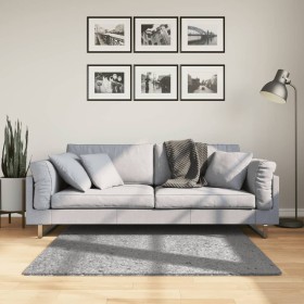 vidaXL Shaggy-Teppich PAMPLONA Hochflor Modern Grau 120x120 cm