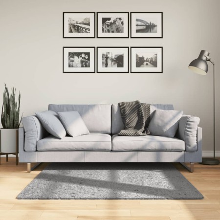 vidaXL Shaggy-Teppich PAMPLONA Hochflor Modern Grau 120x120 cm