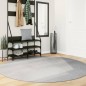 vidaXL Teppich IZA Kurzflor Skandinavischer Look Grau Ø 200 cm vidaXL Teppich IZA Kurzflor Skandinavischer Look Grau Ø 200 cm