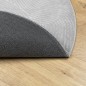 vidaXL Teppich IZA Kurzflor Skandinavischer Look Grau Ø 200 cm vidaXL Teppich IZA Kurzflor Skandinavischer Look Grau Ø 200 cm