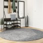 vidaXL Shaggy-Teppich PAMPLONA Hochflor Modern Grau Ø 200 cm vidaXL Shaggy-Teppich PAMPLONA Hochflor Modern Grau Ø 200 cm