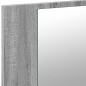 vidaXL LED-Spiegelschrank Grau Sonoma 80x12x45 cm Acryl vidaXL LED-Spiegelschrank Grau Sonoma 80x12x45 cm Acryl