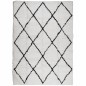 vidaXL Shaggy-Teppich PAMPLONA Hochflor Modern Creme Schwarz 240x340cm vidaXL Shaggy-Teppich PAMPLONA Hochflor Modern Creme Schwarz 240x340cm