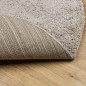 vidaXL Shaggy-Teppich PAMPLONA Hochflor Modern Beige Ø 100 cm vidaXL Shaggy-Teppich PAMPLONA Hochflor Modern Beige Ø 100 cm