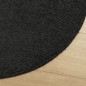 vidaXL Shaggy-Teppich PAMPLONA Hochflor Modern Schwarz Ø 100 cm vidaXL Shaggy-Teppich PAMPLONA Hochflor Modern Schwarz Ø 100 cm