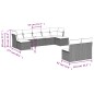 vidaXL 9-tlg. Garten-Sofagarnitur mit Kissen Beige Poly Rattan vidaXL 9-tlg. Garten-Sofagarnitur mit Kissen Beige Poly Rattan