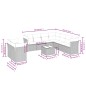 vidaXL 10-tlg. Garten-Sofagarnitur mit Kissen Beige Poly Rattan vidaXL 10-tlg. Garten-Sofagarnitur mit Kissen Beige Poly Rattan