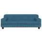 vidaXL Kindersofa Blau 90x53x30 cm Samt vidaXL Kindersofa Blau 90x53x30 cm Samt