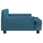 vidaXL Kindersofa Blau 90x53x30 cm Samt vidaXL Kindersofa Blau 90x53x30 cm Samt