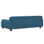vidaXL Kindersofa Blau 90x53x30 cm Samt vidaXL Kindersofa Blau 90x53x30 cm Samt