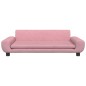 vidaXL Kindersofa Rosa 100x54x33 cm Samt