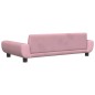 vidaXL Kindersofa Rosa 100x54x33 cm Samt