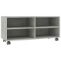 vidaXL TV-Schrank mit Rollen Betongrau 90x35x35 cm Holzwerkstoff vidaXL TV-Schrank mit Rollen Betongrau 90x35x35 cm Holzwerkstoff
