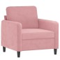 vidaXL 3-tlg. Sofagarnitur Rosa Samt vidaXL 3-tlg. Sofagarnitur Rosa Samt