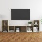 vidaXL 3-tlg. TV-Schrank-Set Sonoma-Eiche Holzwerkstoff vidaXL 3-tlg. TV-Schrank-Set Sonoma-Eiche Holzwerkstoff