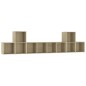 vidaXL 5-tlg. TV-Schrank-Set Sonoma-Eiche Holzwerkstoff vidaXL 5-tlg. TV-Schrank-Set Sonoma-Eiche Holzwerkstoff