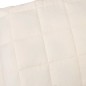 vidaXL Gewichtsdecke Hellcreme 122x183 cm 5 kg Stoff vidaXL Gewichtsdecke Hellcreme 122x183 cm 5 kg Stoff