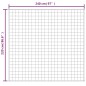 vidaXL Gewichtsdecke Hellcreme 220x240 cm 11 kg Stoff vidaXL Gewichtsdecke Hellcreme 220x240 cm 11 kg Stoff