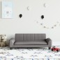 vidaXL Kindersofa Grau 90x53x30 cm Kunstleder vidaXL Kindersofa Grau 90x53x30 cm Kunstleder