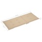 vidaXL Gartenstühle 2 Stk. mit Beigen Kissen Massivholz Teak vidaXL Gartenstühle 2 Stk. mit Beigen Kissen Massivholz Teak