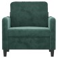 vidaXL Sessel Dunkelgrün 60 cm Samt vidaXL Sessel Dunkelgrün 60 cm Samt