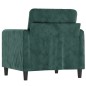 vidaXL Sessel Dunkelgrün 60 cm Samt vidaXL Sessel Dunkelgrün 60 cm Samt