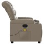 vidaXL Massagesessel Cappuccino-Braun Kunstleder vidaXL Massagesessel Cappuccino-Braun Kunstleder