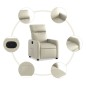 vidaXL Relaxsessel Creme Kunstleder vidaXL Relaxsessel Creme Kunstleder