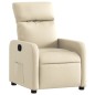 vidaXL Relaxsessel Creme Stoff vidaXL Relaxsessel Creme Stoff